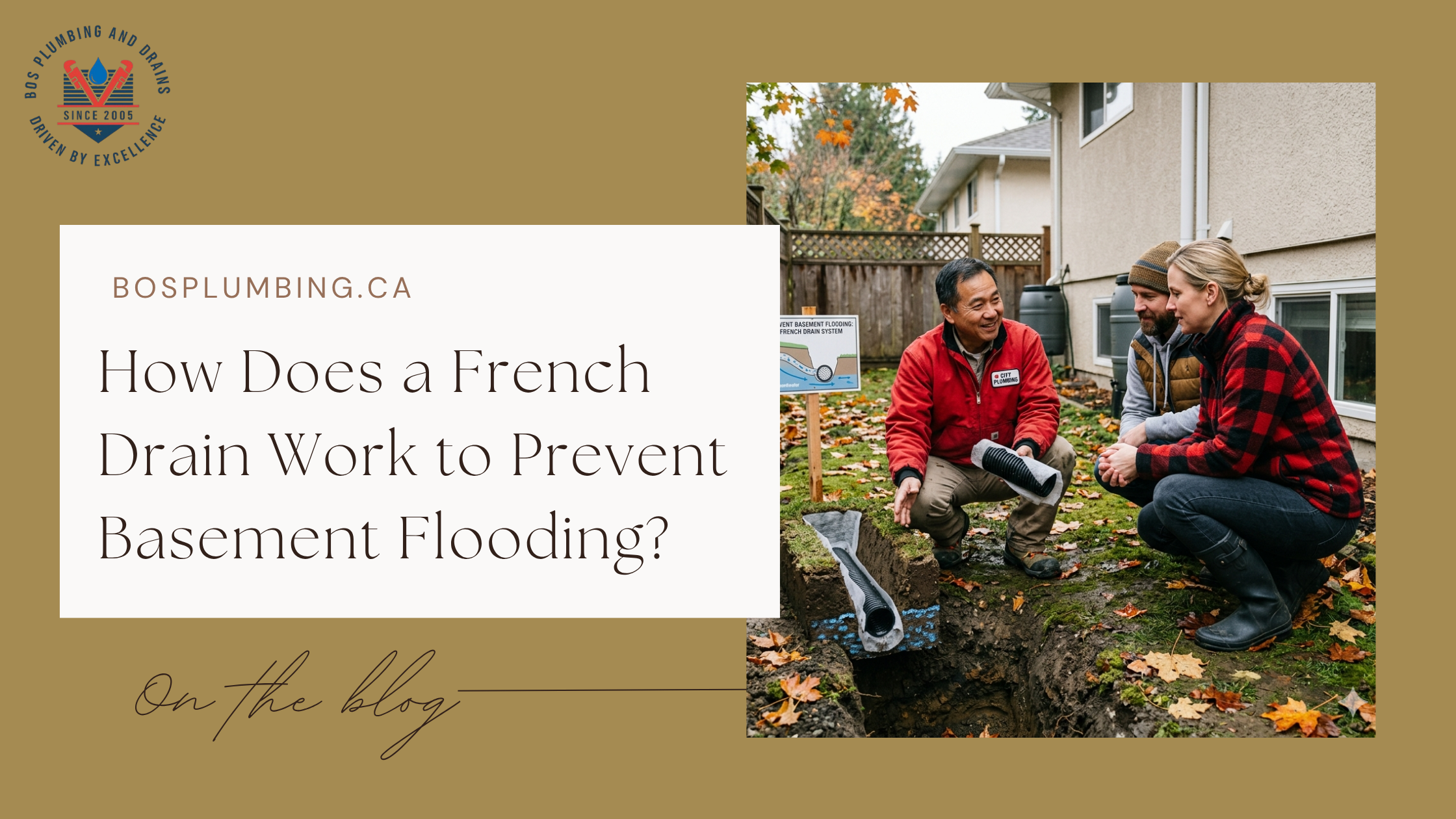 How Does a French Drain Work to Prevent Basement Flooding