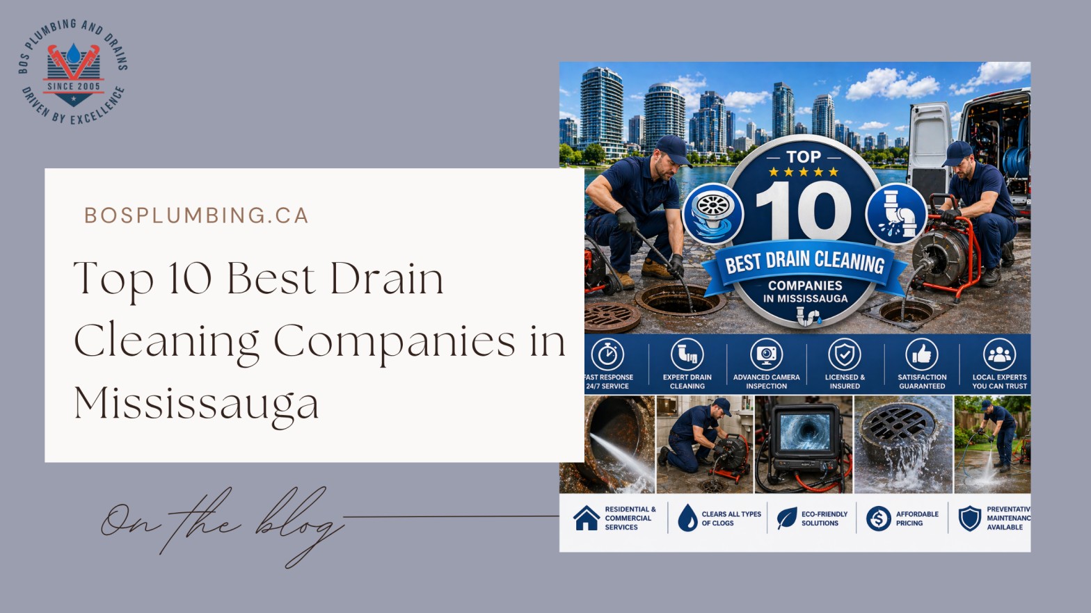 Top 10 Best Drain Cleaning Companies in Mississauga
