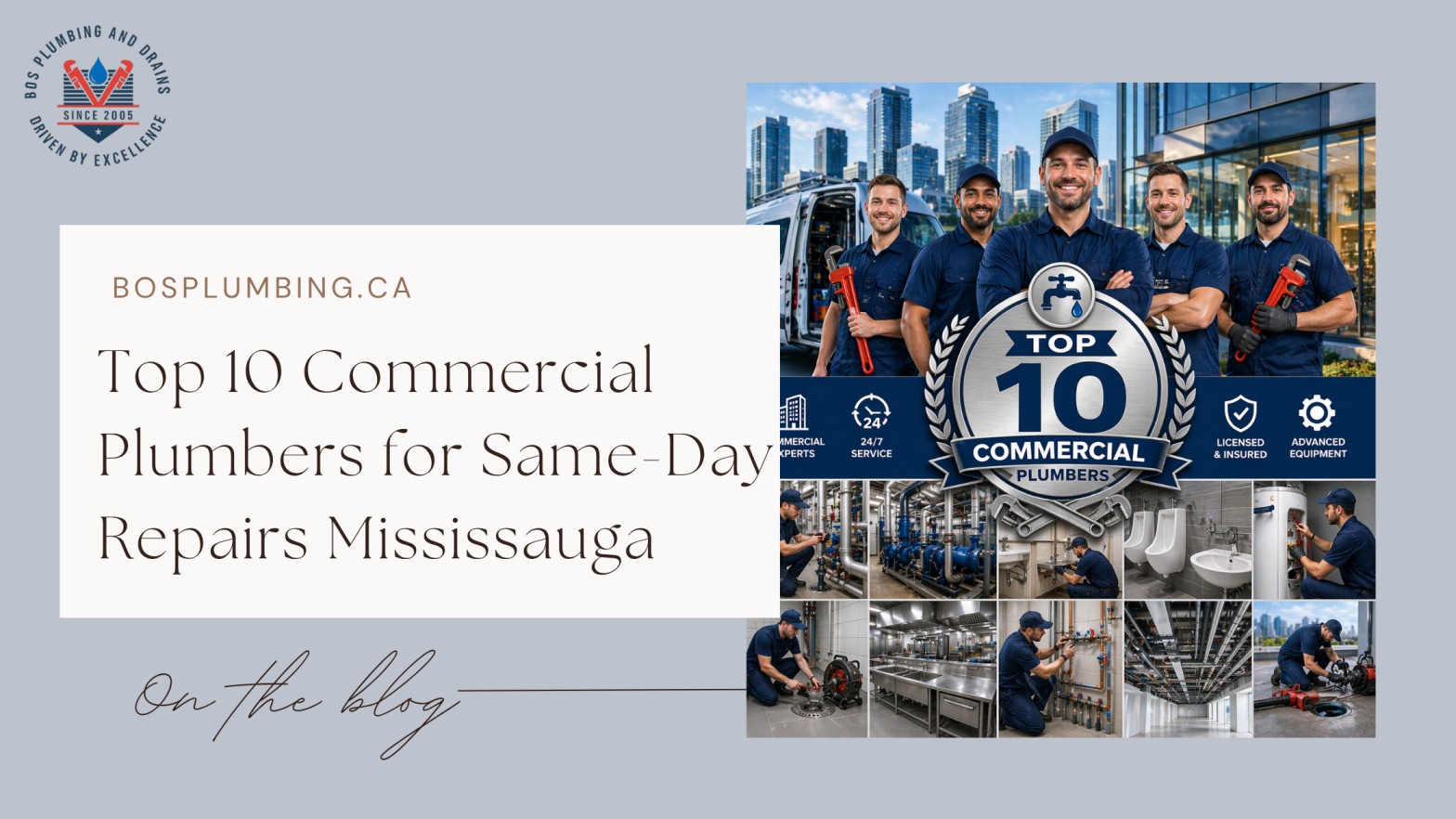 Top 10 Commercial Plumbers for Same-Day Repairs Mississauga