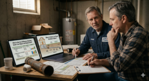 Cost Difference between  sewer line repair and replacement scaled 