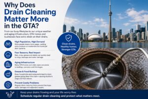 Why Does Drain Cleaning Matter More in the GTA