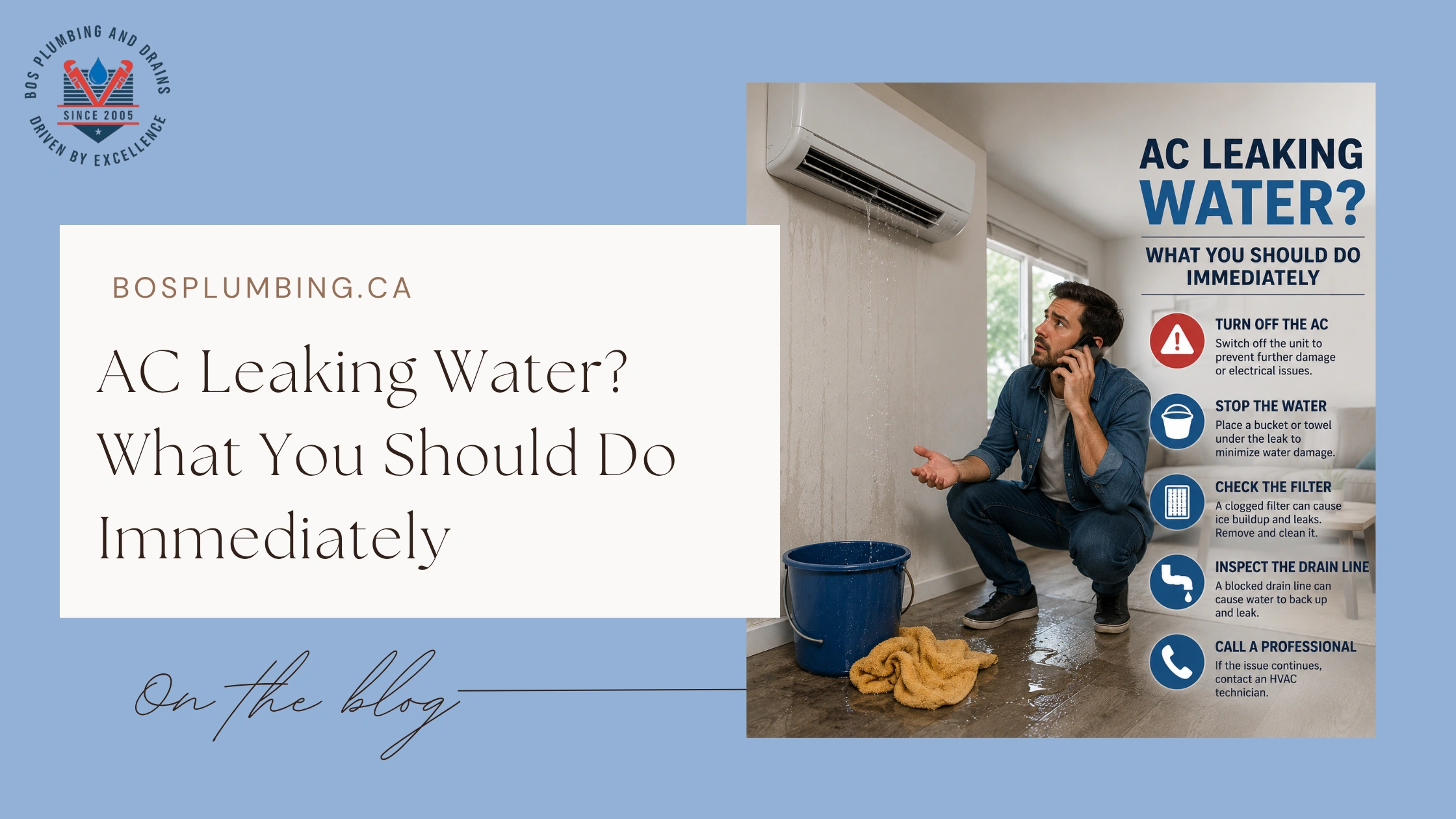 AC Leaking Water What You Should Do Immediately
