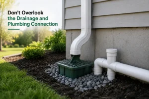 Don't Overlook the Drainage and Plumbing Connection