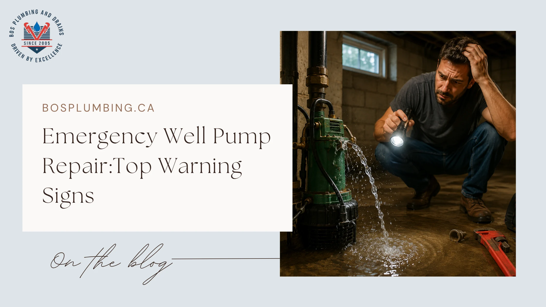 Emergency Well Pump Repair Top Warning Signs