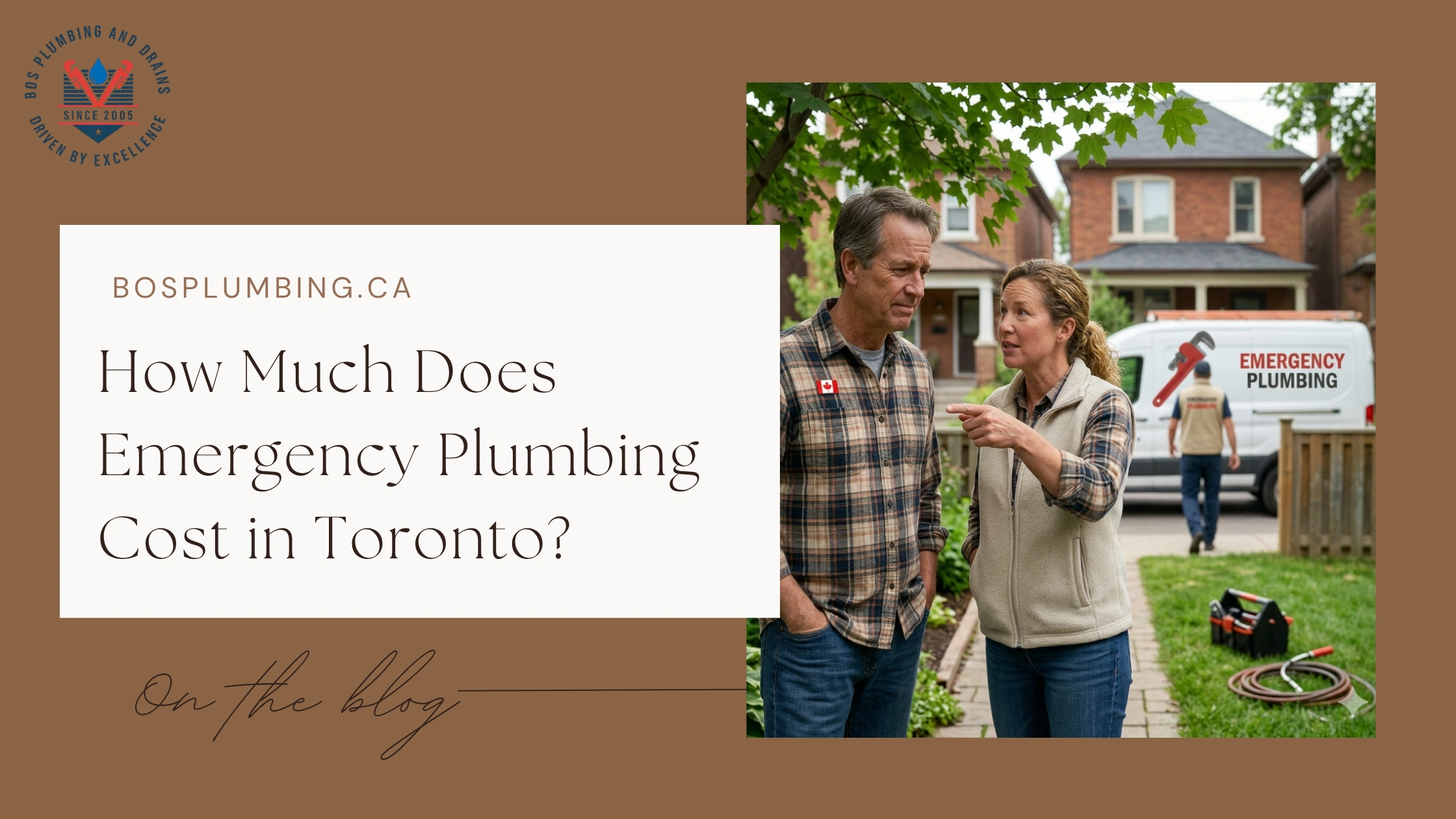 How Much Does Emergency Plumbing Cost in Toronto