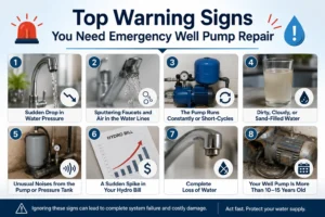 Top Warning Signs You Need Emergency Well Pump Repair